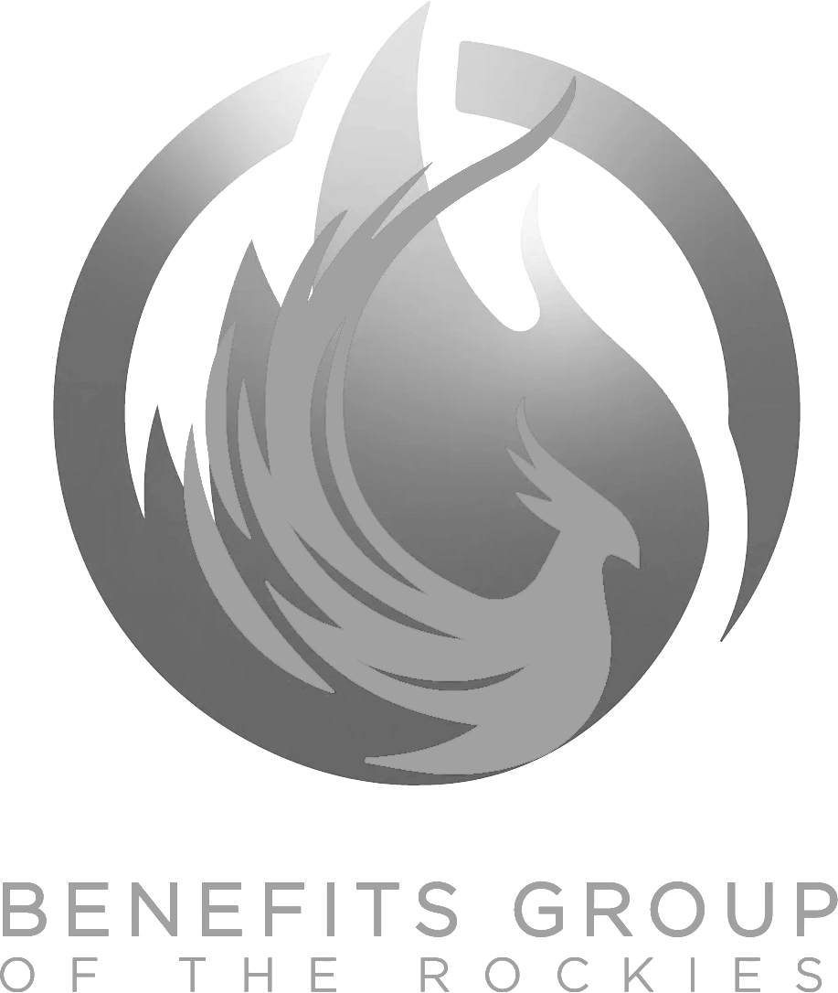 Benefits Group Of the Rockies Grey Scale Logo